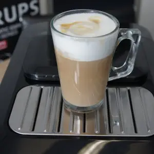 De Krups maakt indrukwekkende cappuccino.