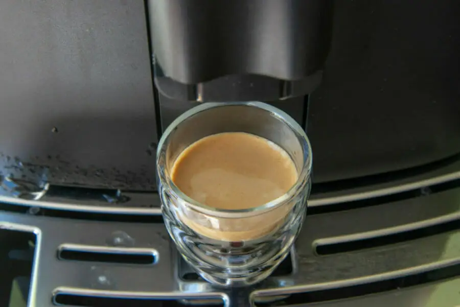 Espresso met rijke crema