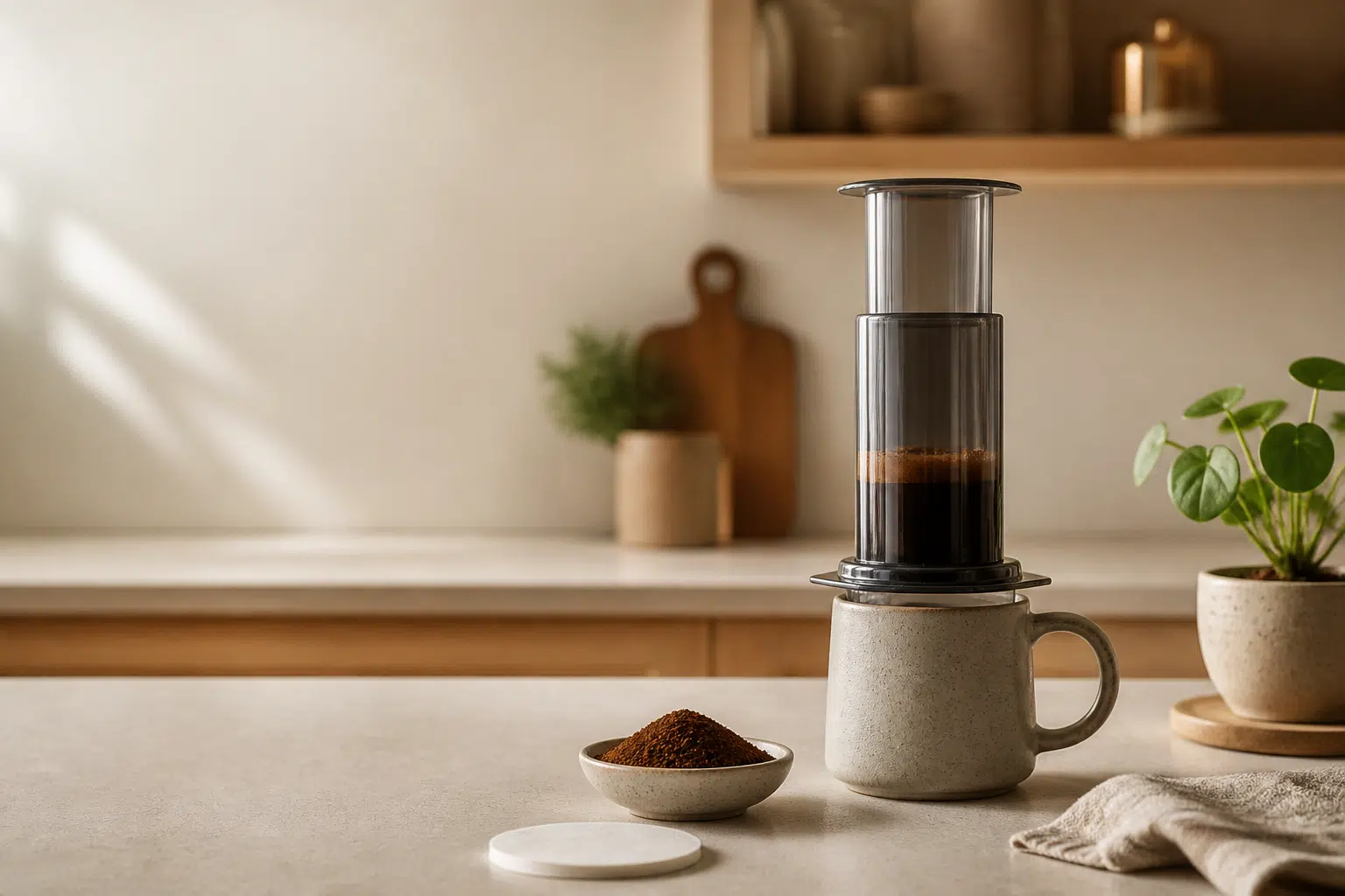 aeropress koffie maken thuis 1 AeroPress koffie maken voor één kop thuis