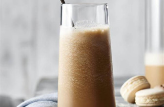Bevroren karamel koffie slush